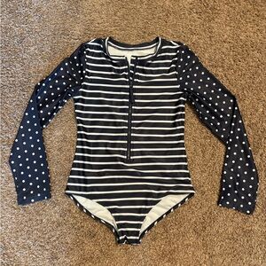 Girl’s Gap Kids Long Sleeve Zip up Swimsuit Size XXL